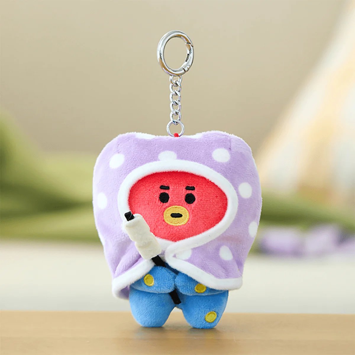 BT21 Campfire Blanket Plush Keyring - Image 2
