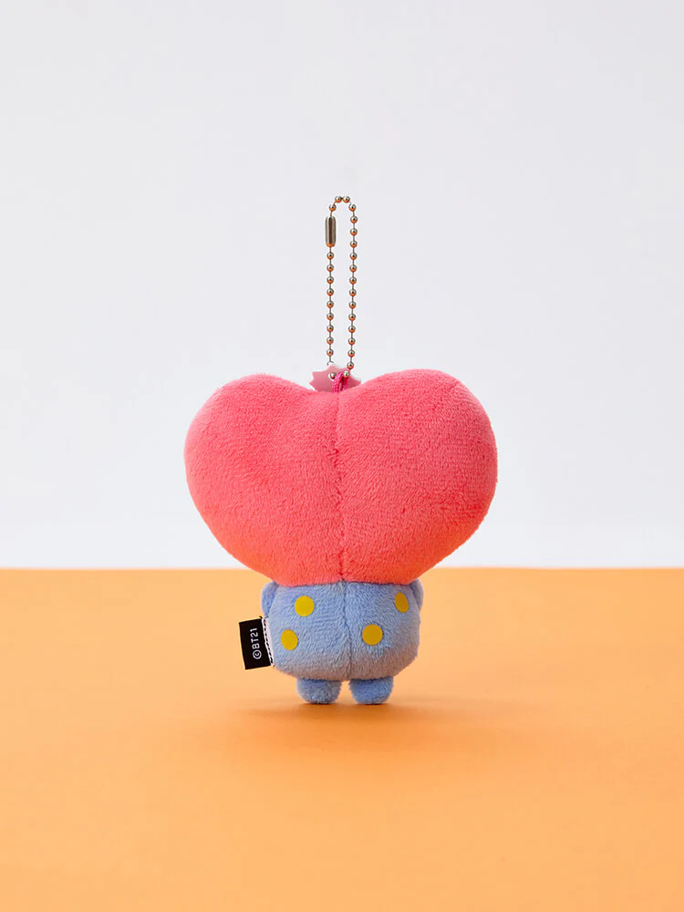 BT21 Today's Face Heartbeat Plush Keyring - Image 3