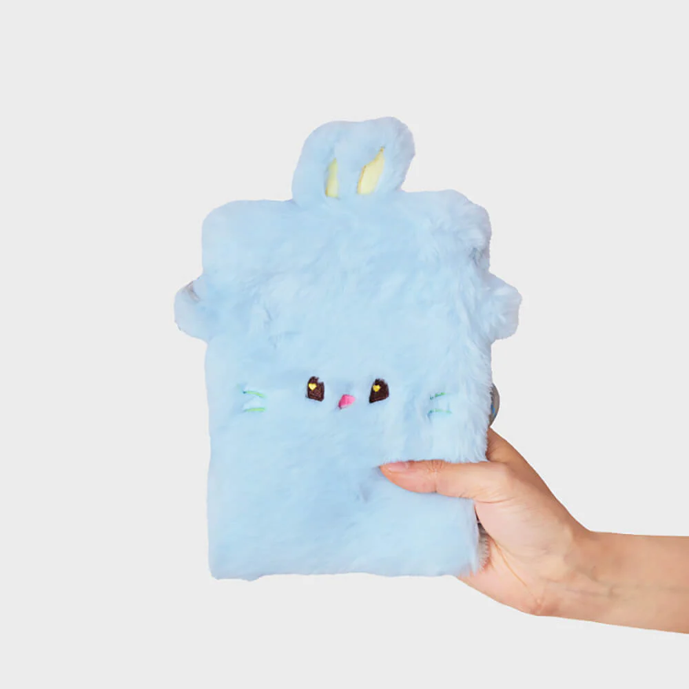 NewJeans bunini Plush Crossbody Mini Bag (Blue) - Image 2