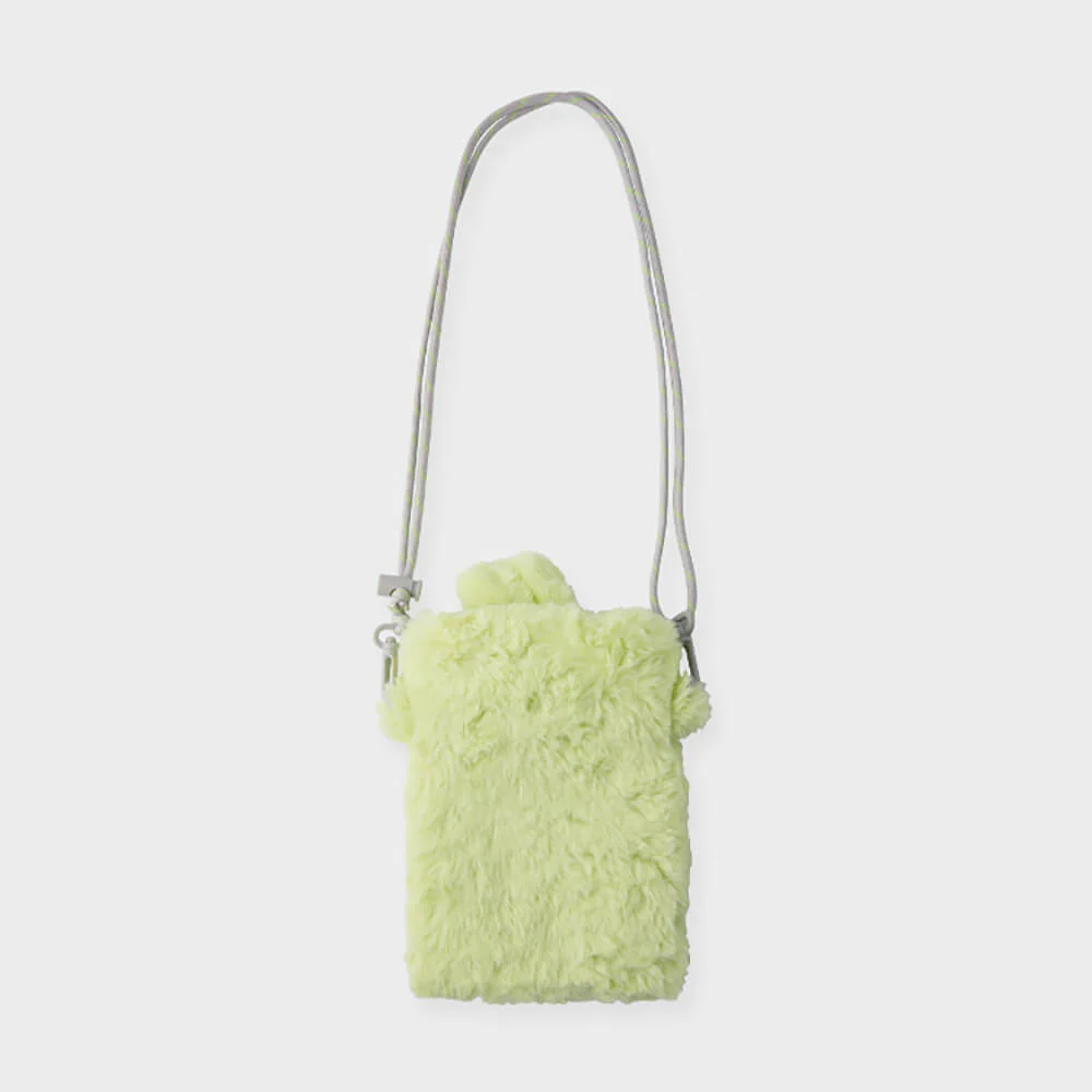 NewJeans bunini Plush Crossbody Mini Bag (Green) - Image 2
