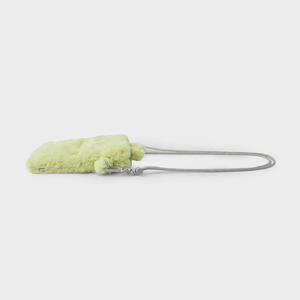 NewJeans bunini Plush Crossbody Mini Bag (Green) - Image 3