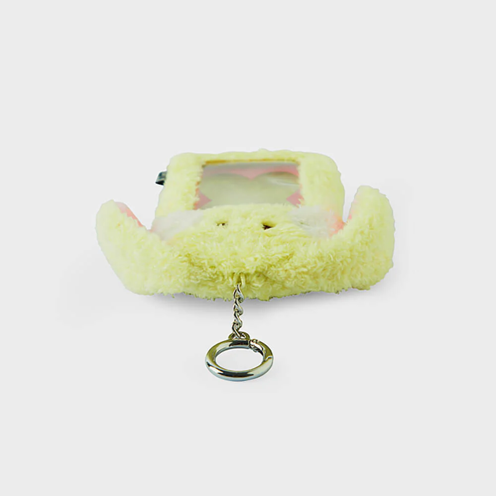 NewJeans bunini Plush Photo Card Holder Keyring (Green) - Image 5