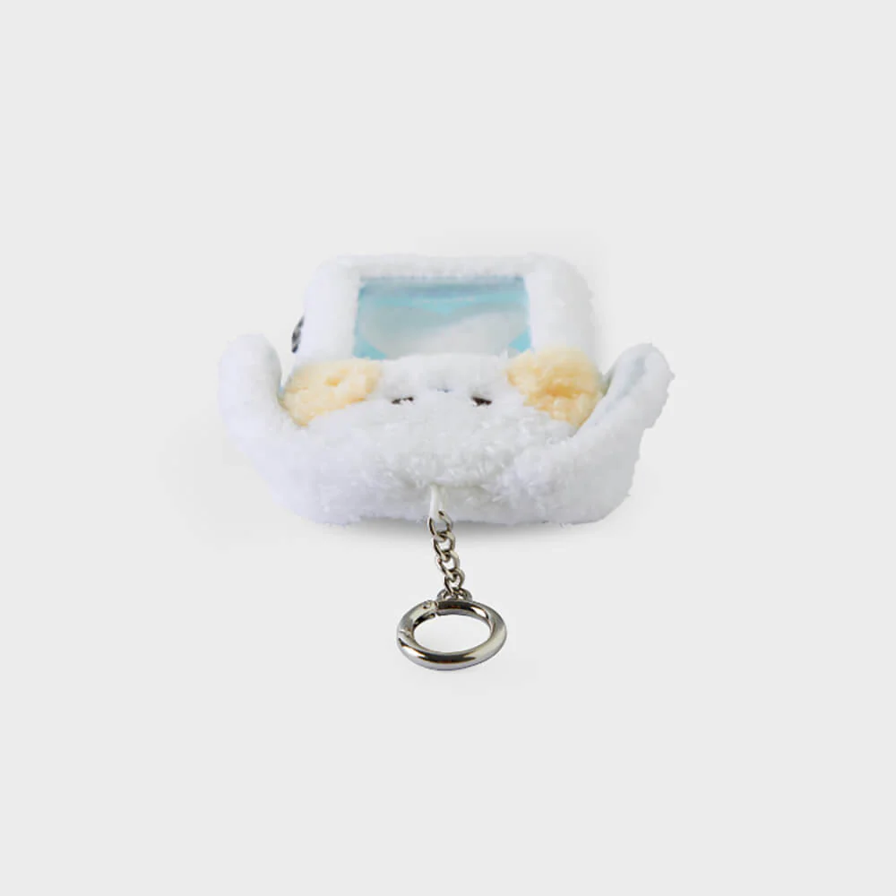 NewJeans bunini Plush Photo Card Holder Keyring (White) - Image 5